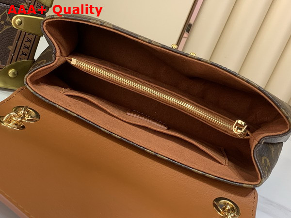 Louis Vuitton Madeleine BB Monogram Canvas and Cognac Leather M28588 Replica