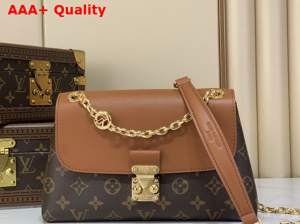 Louis Vuitton Madeleine BB Monogram Canvas and Cognac Leather M28588 Replica