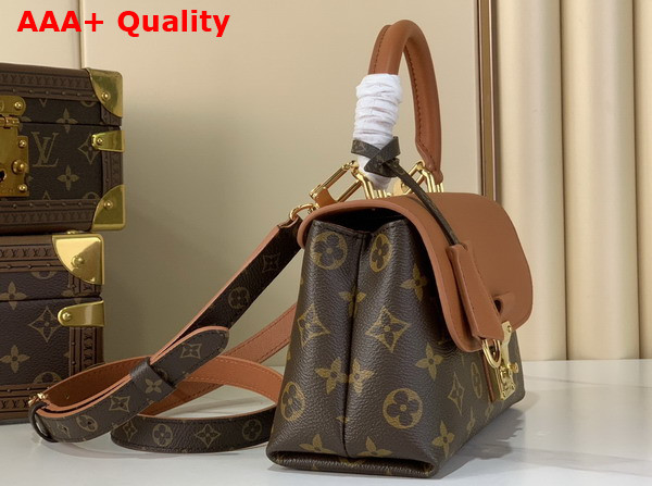 Louis Vuitton Madeleine BB Monogram Cognac Brown Coated Canvas M28288 Replica