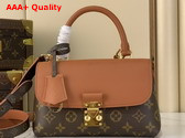 Louis Vuitton Madeleine BB Monogram Cognac Brown Coated Canvas M28288 Replica