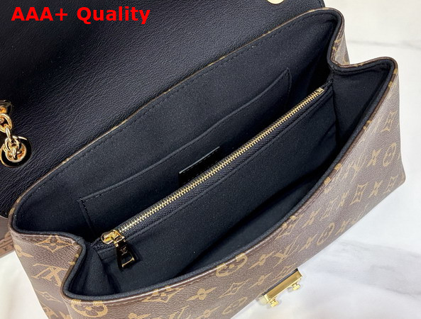 Louis Vuitton Madeleine PM Handbag in Monogram Canvas and Timeless Black Leather M28610 Replica