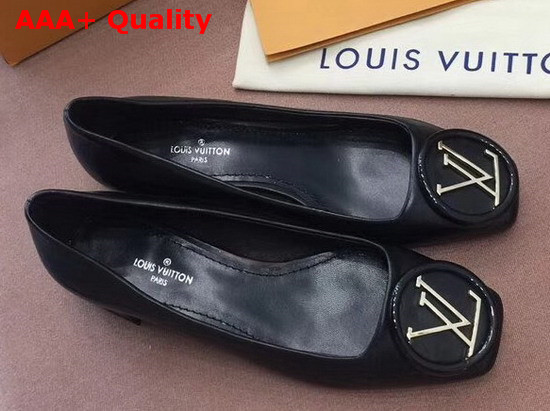 Louis Vuitton Madeleine Pump in Black Plain Calf Leather 1A3NWI Replica