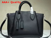 Louis Vuitton Mahina Leather Shoulder Bag Black Replica