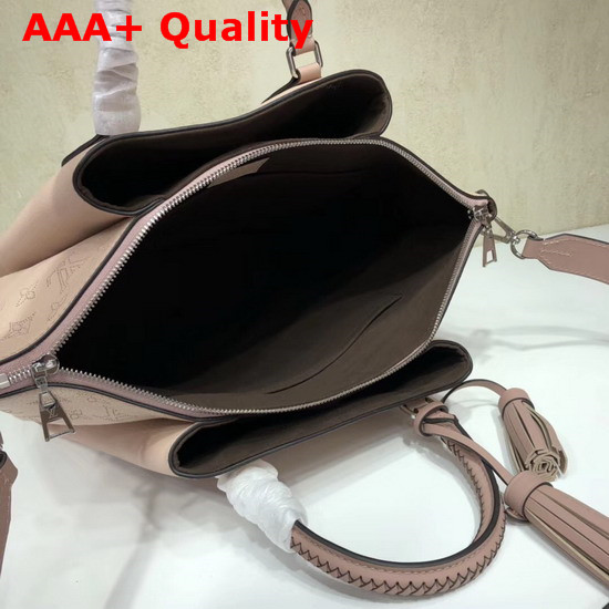Louis Vuitton Mahina Leather Shoulder Bag in Nude Replica