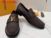 Louis Vuitton Major Loafer in Brown Taiga Leather 1AIYZ0 Replica