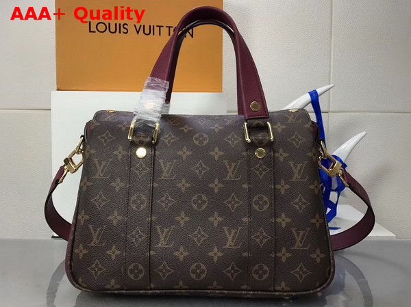Louis Vuitton Manhattan Monogram Coated Canvas Raisin Cowhide Leather Trim M43482 Replica