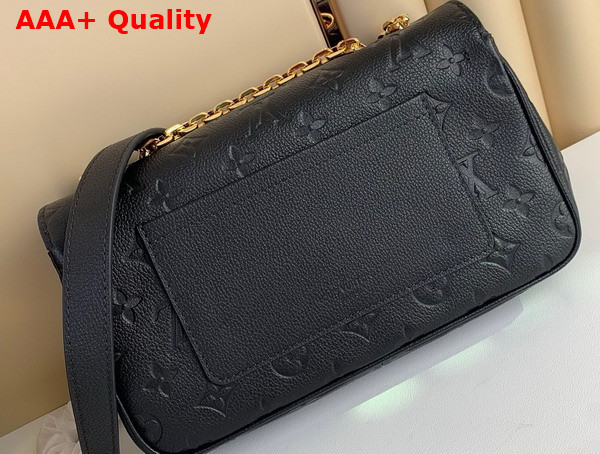 Louis Vuitton Marceau Chain Bag in Black Monogram Empreinte Leather M46200 Replica