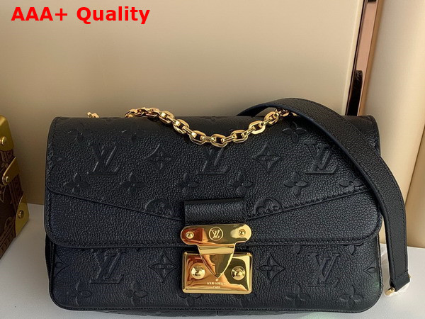 Louis Vuitton Marceau Chain Bag in Black Monogram Empreinte Leather M46200 Replica