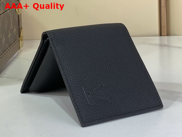 Louis Vuitton Marco Wallet in Black Waxy Calfskin M25944 Replica