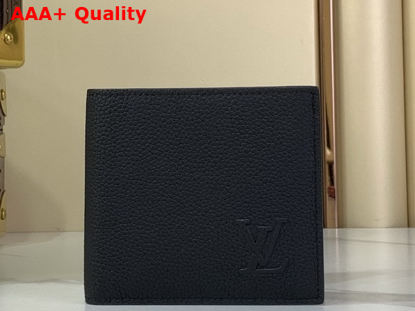 Louis Vuitton Marco Wallet in Black Waxy Calfskin M25944 Replica