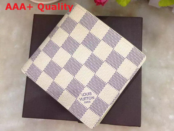 Louis Vuitton Marco Wallet in White Damier Canvas Replica
