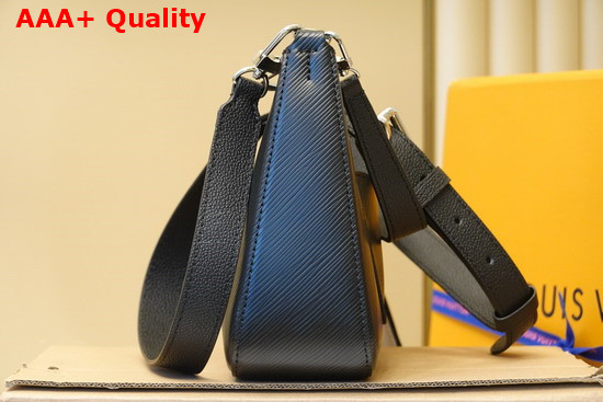 Louis Vuitton Marelle Handbag Black Epi Leather M80689 Replica