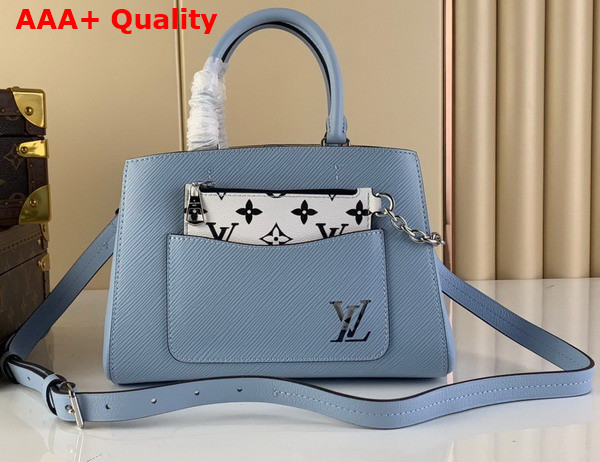 Louis Vuitton Marelle Tote BB Bleu Nuage Epi Leather M59950 Replica