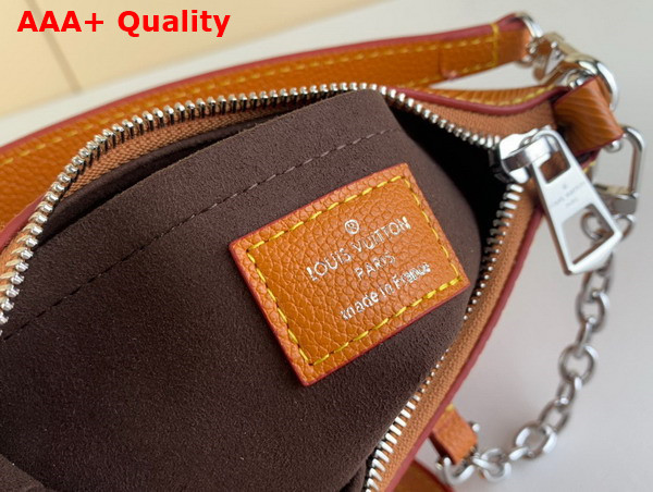 Louis Vuitton Marellini Handbag in Cognac Epi Grained Cowhide Leather Replica
