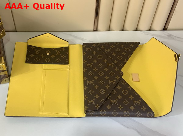 Louis Vuitton Mark Folder Monogram Coated Canvas GI0721 Replica