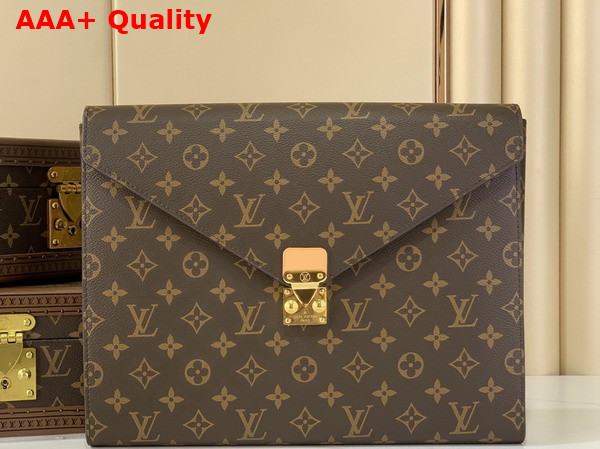 Louis Vuitton Mark Folder Monogram Coated Canvas GI0721 Replica