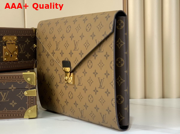 Louis Vuitton Mark Folder Monogram Reverse Coated Canvas GI1138 Replica