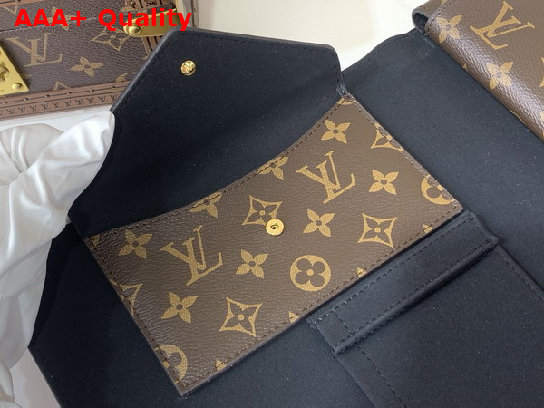 Louis Vuitton Mark Folder Monogram Reverse Coated Canvas GI1138 Replica