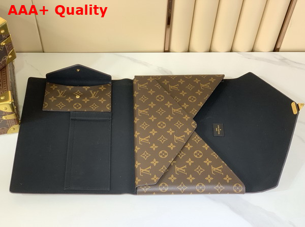 Louis Vuitton Mark Folder Monogram Reverse Coated Canvas GI1138 Replica