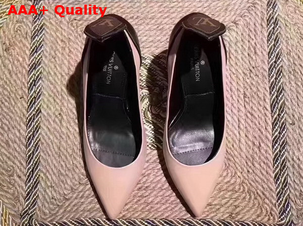 Louis Vuitton Matchmake Pump Pink and Black Calf Leather Replica