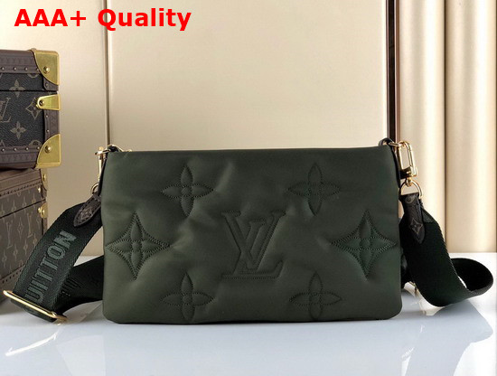 Louis Vuitton Maxi Multi Pochette Accessoires Khaki Beige M58977 Replica