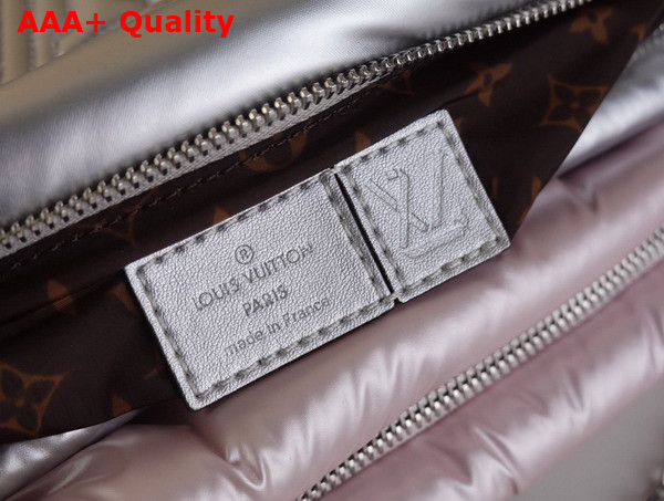 Louis Vuitton Maxi Multi Pochette Accessoires Silver and Pale Pink Recycled Nylon M21056 Replica