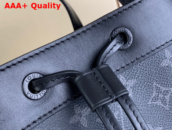 Louis Vuitton Maxi Noe Sling Bag in Monogram Eclipse Canvas M46693 Replica