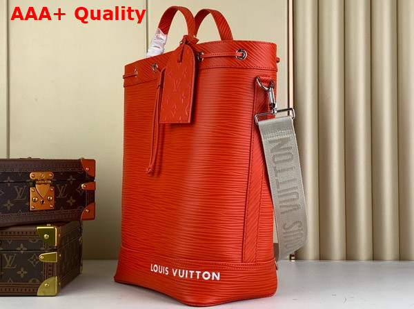 Louis Vuitton Maxi Noe Sling Bag in Red Epi Leather Replica