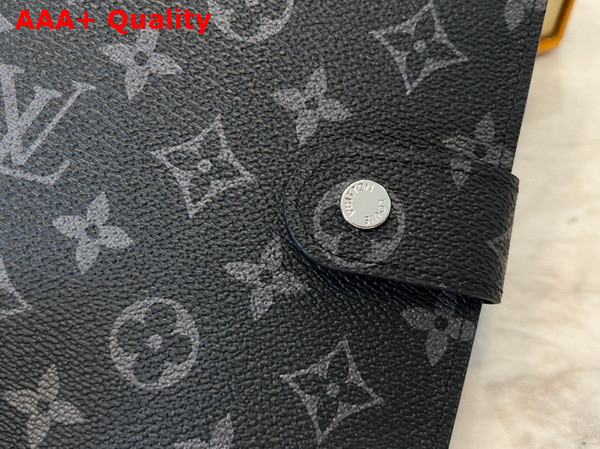 Louis Vuitton Medium Ring Agenda Cover Monogram Eclipse Canvas Replica