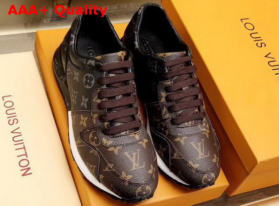 Louis Vuitton Men Run Away Trainer Monogram Canvas Replica