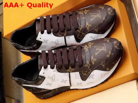 Louis Vuitton Men Run Away Trainer Patchwork Monogram Canvas Replica