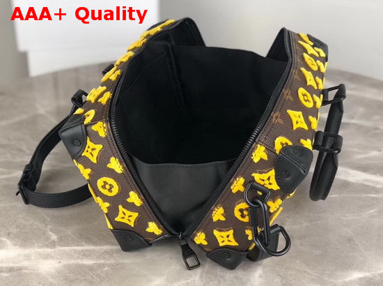 Louis Vuitton Mens 2020 Spring Summer Fashion Show Runway Bag in Embroidered Monogram Canvas Replica