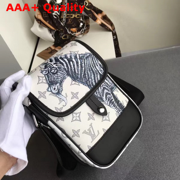 Louis Vuitton Messenger BB Monogram Savana Canvas Zebra Replica