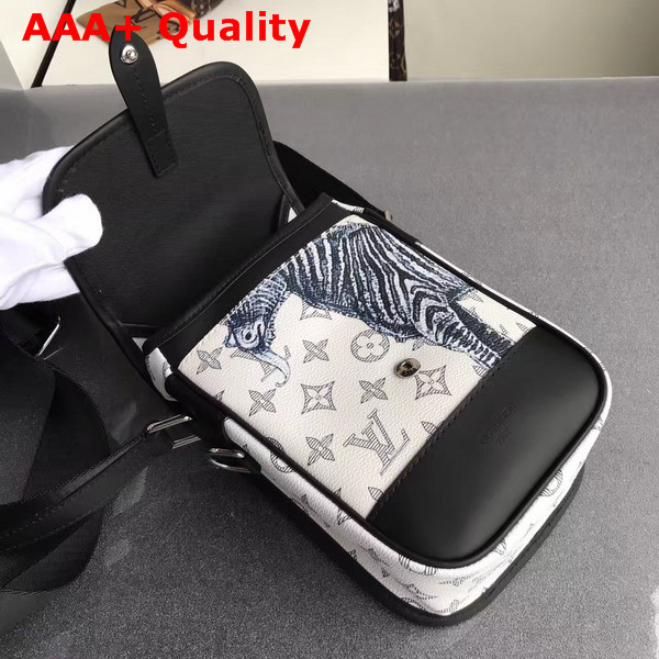 Louis Vuitton Messenger BB Monogram Savana Canvas Zebra Replica