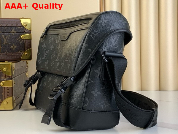 Louis Vuitton Messenger Voyager PM Bag in Monogram Eclipse Canvas Replica