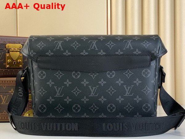 Louis Vuitton Messenger Voyager PM Bag in Monogram Eclipse Canvas Replica