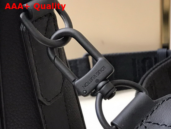 Louis Vuitton Messenger in Black Grained Calf Leather M57080 Replica