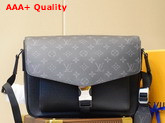 Louis Vuitton Messengerama Black Coated Canvas and Cowhide Leather M30746 Replica