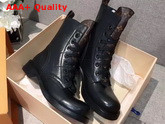 Louis Vuitton Metropolis Flat Ranger Black Calf Leather and Patent Monogram Canvas 1A7W13 Replica