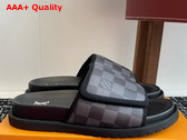 Louis Vuitton Miami Mule in Black Damier Jacquard 1ACR2N Replica