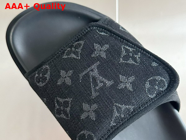 Louis Vuitton Miami Mule in Black Monogram Denim Replica