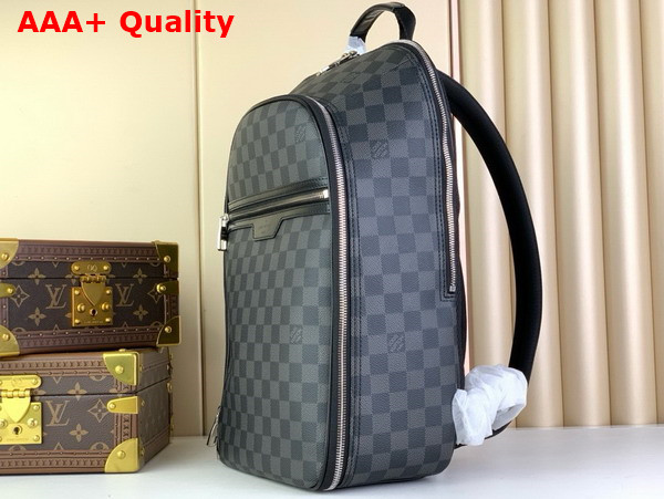 Louis Vuitton Michael Backpack Nv2 in Damier Graphite Coated Canvas N45279 Replica