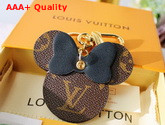 Louis Vuitton Mickey Bag Charm and Key Holder Monogram Black Replica