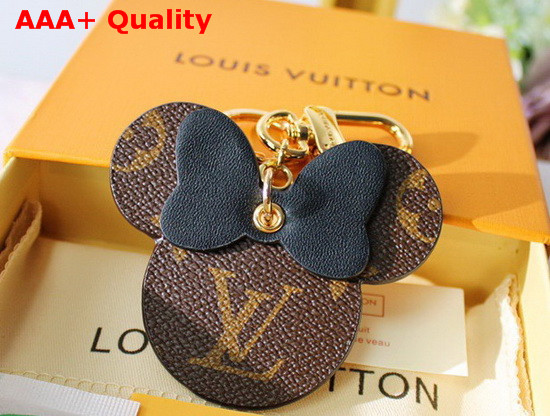 Louis Vuitton Mickey Bag Charm and Key Holder Monogram Black Replica