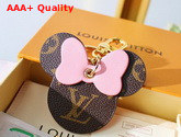 Louis Vuitton Mickey Bag Charm and Key Holder Monogram Pink Replica