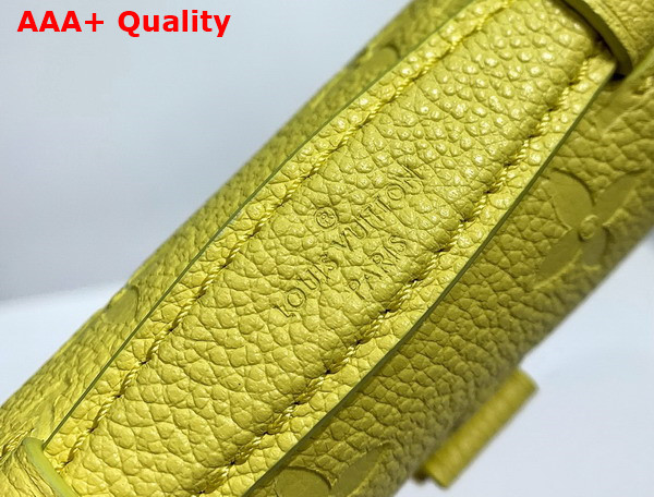 Louis Vuitton Micro Metis Yellow Monogram Empreinte Leather M81407 Replica