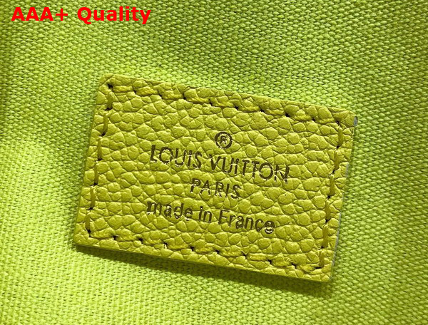 Louis Vuitton Micro Metis Yellow Monogram Empreinte Leather M81407 Replica