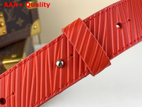 Louis Vuitton Micro Steamer Wearable Wallet in Vermillion Red Epi XL Grained Leather M23837 Replica