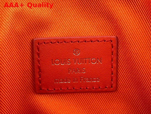 Louis Vuitton Micro Steamer Wearable Wallet in Vermillion Red Epi XL Grained Leather M23837 Replica