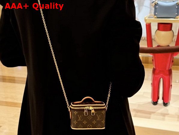 Louis Vuitton Micro Vanity Case in Monogram Coated Canvas M03772 Replica